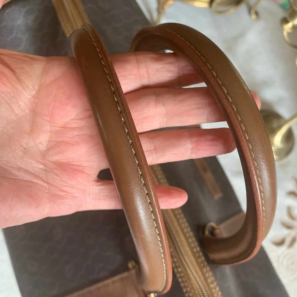 Christian Dior Black & Brown Duffel Travel Bag